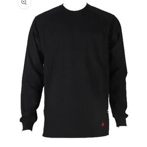 Forge FR Flame Resistant Black Long Sleeve‎ Work Shirt 4XL HRC2 NFPA 70E NEW~NWT